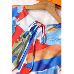 Replica Hermes Multicolor Scarf Print Dress