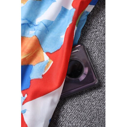 Replica Hermes Multicolor Scarf Print Dress