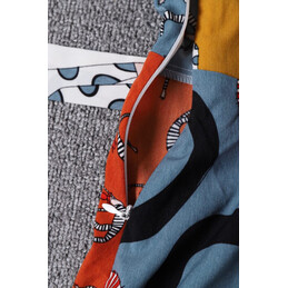Replica Hermes White Multicolor Scarf Panel Dress