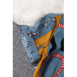 Replica Hermes White Multicolor Scarf Panel Dress