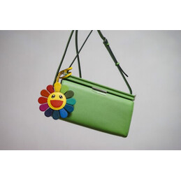 Replica Hermes Green Clic H 21 Flower Charm Bag