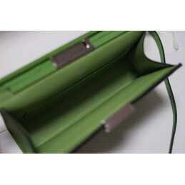 Replica Hermes Green Clic H 21 Flower Charm Bag