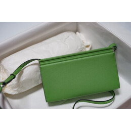Replica Hermes Green Clic H 21 Flower Charm Bag