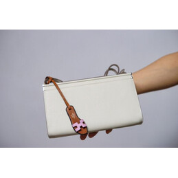 Replica Hermes White Clic H 21 Charm Bag