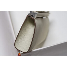 Replica Hermes White Clic H 21 Charm Bag