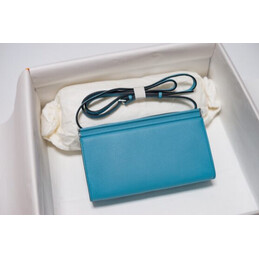 Replica Hermes Light Blue Clic H 21 Charm Bag