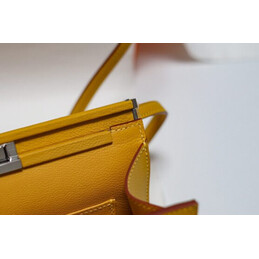 Replica Hermes Yellow Clic H 21 Charm Bag