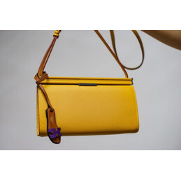 Replica Hermes Yellow Clic H 21 Charm Bag
