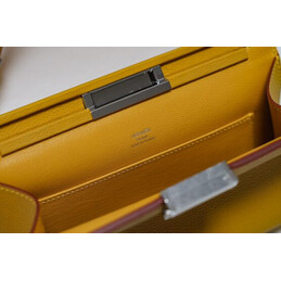 Replica Hermes Yellow Clic H 21 Charm Bag