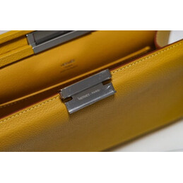 Replica Hermes Yellow Clic H 21 Charm Bag