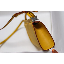 Replica Hermes Yellow Clic H 21 Charm Bag