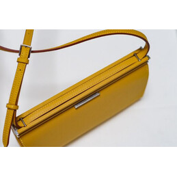 Replica Hermes Yellow Clic H 21 Charm Bag