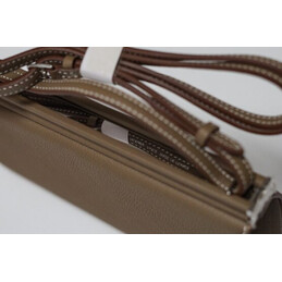 Replica Hermes Taupe Clic H 21 Charm Bag