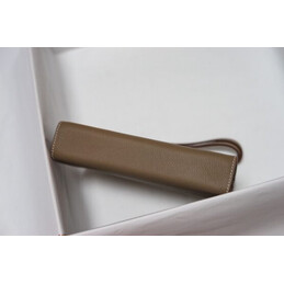 Replica Hermes Taupe Clic H 21 Charm Bag