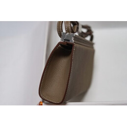 Replica Hermes Taupe Clic H 21 Charm Bag