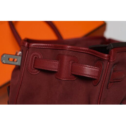 Replica Hermes Burgundy Cargo Birkin 35 Bag