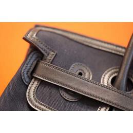 Replica Hermes Black Gray Cargo Birkin 35 Bag