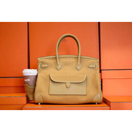 Replica Hermes Tan Cargo Birkin 35 Bag
