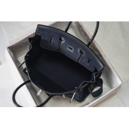 Replica Hermes Black Cargo Birkin 35 Palladium Hardware Bag