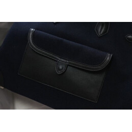 Replica Hermes Black Cargo Birkin 35 Palladium Hardware Bag