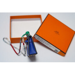 Replica Hermes Blue Kelly Mini Charm