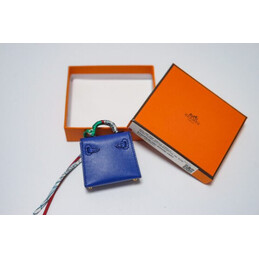Replica Hermes Blue Kelly Mini Charm