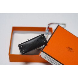 Replica Hermes Black Kelly Mini Charm Gold Hardware