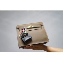Replica Hermes Taupe Kelly Danse Bag