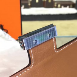 Replica Hermes Taupe Brown Constance 24 Palladium Hardware Bag