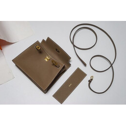 Replica Hermes Taupe Kelly Danse Bag