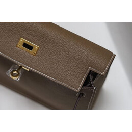 Replica Hermes Taupe Kelly Danse Bag