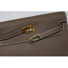 Replica Hermes Taupe Kelly Danse Bag