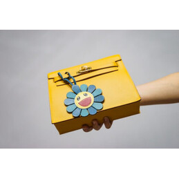 Replica Hermes Yellow Kelly Danse Flower Charm Bag