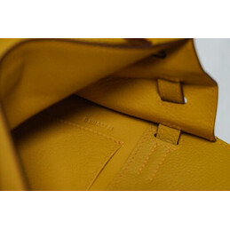 Replica Hermes Yellow Kelly Danse Flower Charm Bag