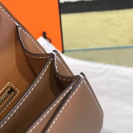 Replica Hermes Taupe Brown Constance 24 Palladium Hardware Bag