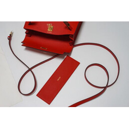 Replica Hermes Red Kelly Danse Flower Charm Bag