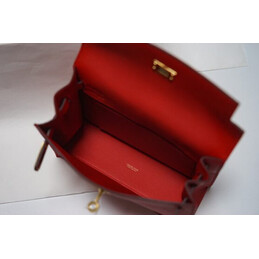 Replica Hermes Red Kelly Danse Flower Charm Bag