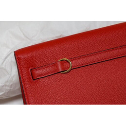 Replica Hermes Red Kelly Danse Flower Charm Bag