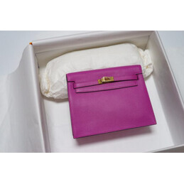 Replica Hermes Pink Kelly Danse Charm Bag