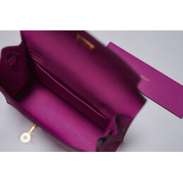 Replica Hermes Pink Kelly Danse Charm Bag