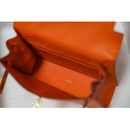 Replica Hermes Orange Kelly Danse Charm Bag