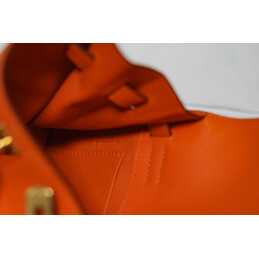Replica Hermes Orange Kelly Danse Charm Bag