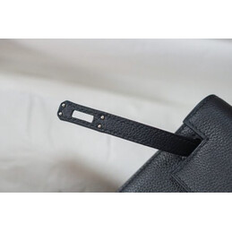 Replica Hermes Black Kelly Danse Palladium Hardware Bag