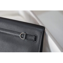 Replica Hermes Black Kelly Danse Palladium Hardware Bag