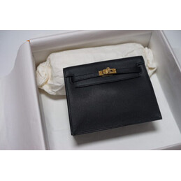 Replica Hermes Black Kelly Danse Gold Hardware Bag