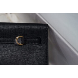 Replica Hermes Black Kelly Danse Gold Hardware Bag
