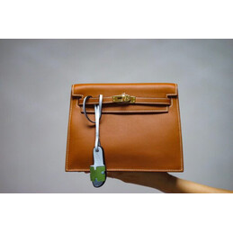 Replica Hermes Tan Kelly Danse Charm Bag