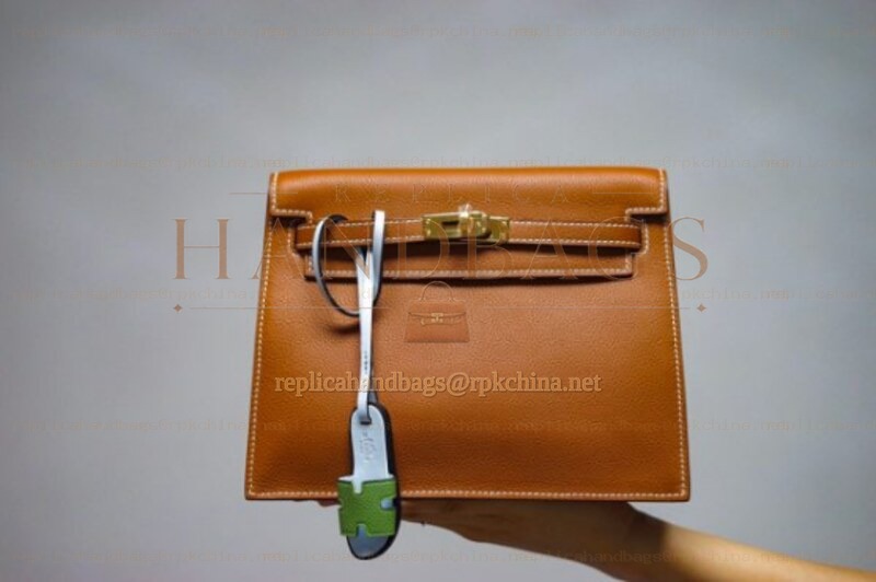 Replica Hermes Tan Kelly Danse Charm Bag