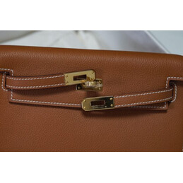 Replica Hermes Tan Kelly Danse Charm Bag