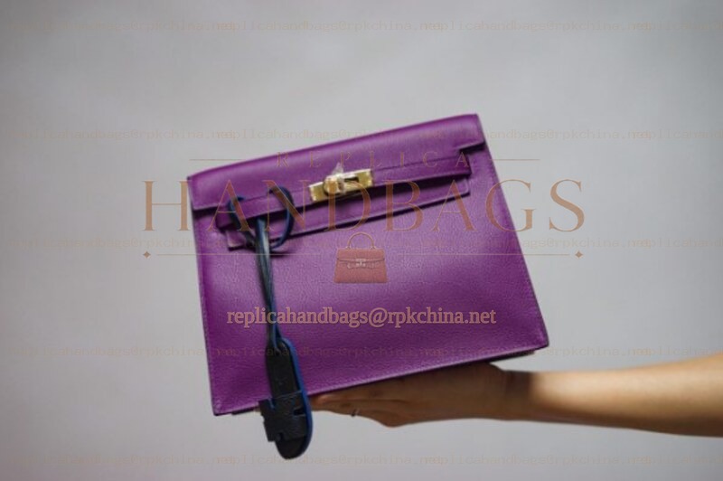 Replica Hermes Purple Kelly Danse Bag